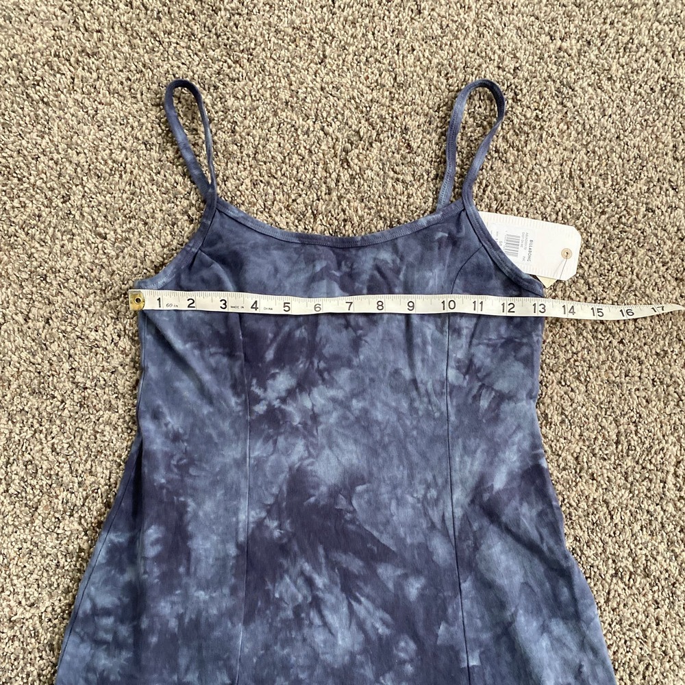 Billabong Easy on Me Tie Dye Cami Dress - Blue - Small - Picture 4 of 6